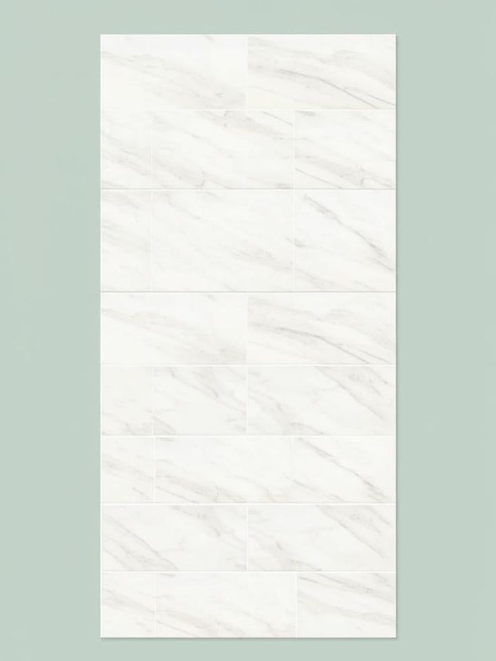 Home Decorators Collection Kolasus White Matte Porcelain Tile 12x24