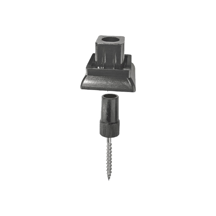 Nuvo Iron 8.75-in x 5-in Black Plastic Baluster Connector