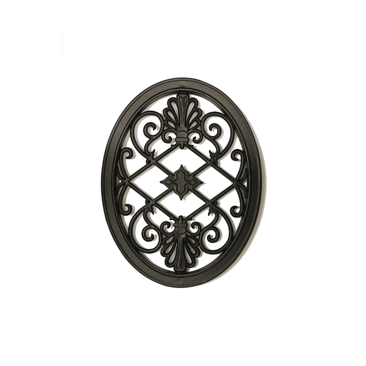 Nuvo Iron 17-in Black Cast Aluminum Gate Insert For Wood Fence 12-Pack