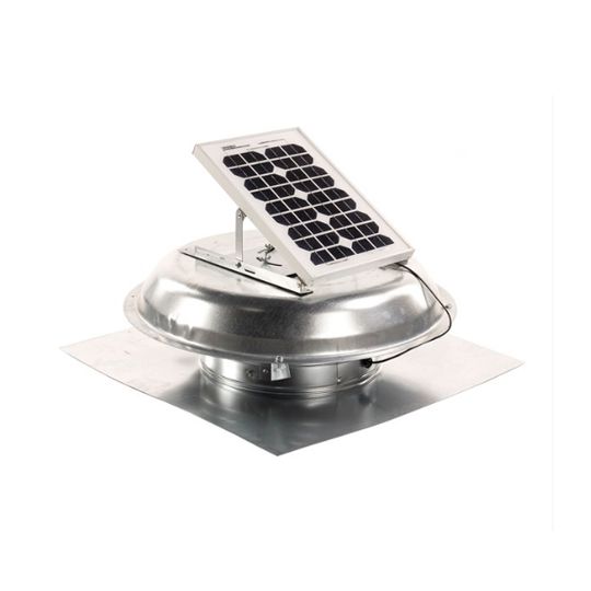 GAF MasterFlow Green Machine Solar-Powered EcoSmart Roof Vent, 500 CFM