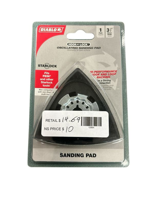 Diablo Starlock Oscillating Sanding Pad 3-3/4"