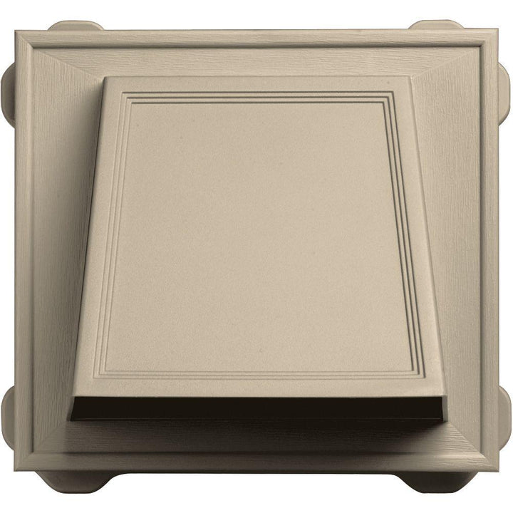 6 in. Hooded Siding Vent #011-Sandalwood - Super Arbor