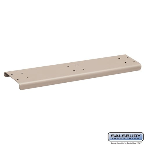 3-Wide Mailbox Spreader for Rural and Townhouse Mailboxes, Beige