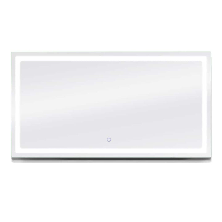 Swan 48 in. W x 36 in. H LED Backlit Vanity Bathroom Mirror with Touch On/Off Dimmer and Anti-Fog