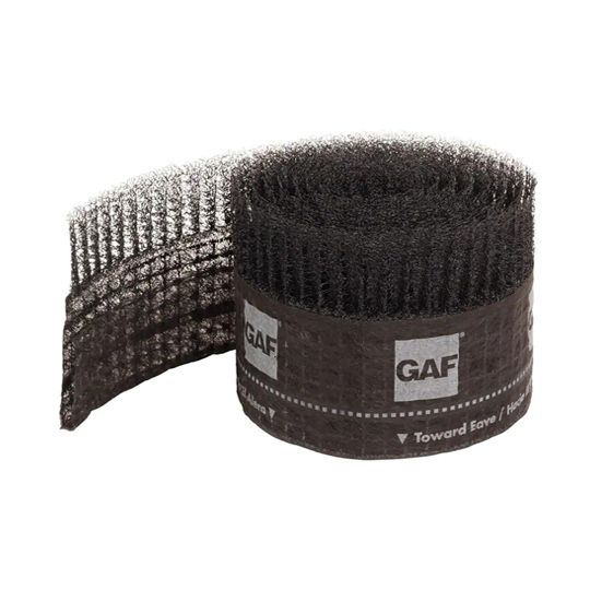 GAF Cobra IntakePro Rooftop Intake Vent, Black, 11" x 20' Roll