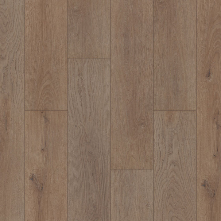 Shaw Brillance Plus Chateau Oak Brown 12-mil x 7-in W x 48-in L Waterproof Interlocking Luxury Vinyl Plank Flooring (23.64-sq ft/ Carton)