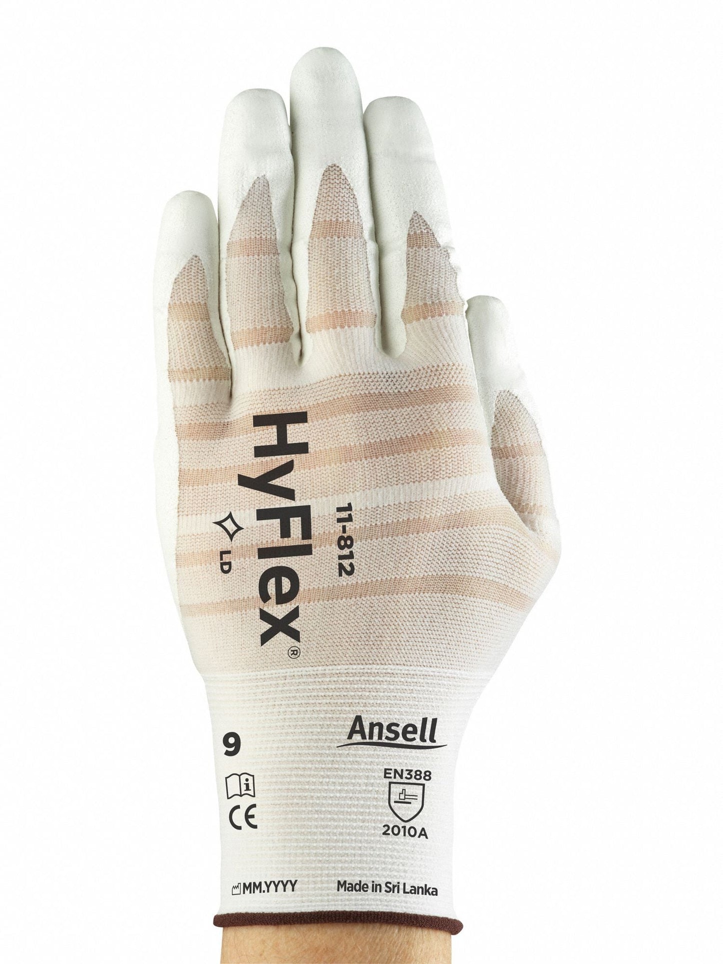 HYFLEX Foam Nitrile Coated Gloves - Medium, Tearaway, ANSI Level 3