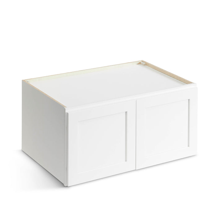 Valleywood Cabinetry Pure White 33-in W x 18-in H x 24-in D Pure White Birch Wall Ready To Assemble Plywood Cabinet (Flat Panel Shaker Door Style)