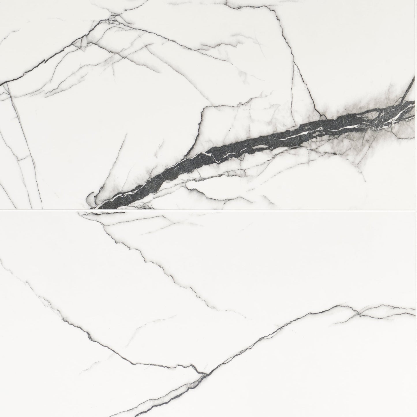 Artmore Tile Ink Breach 24-in x 48-in Polished PVC Marble look Floor and Wall Tile product image