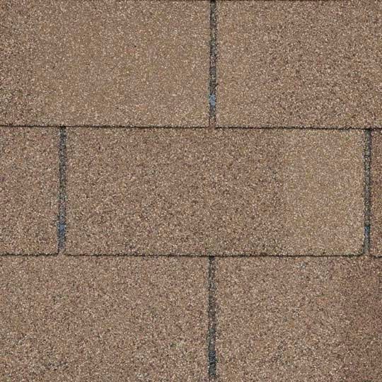 PABCO Roofing Products Tahoma 3-Tab Asphalt Shingles, Buckskin Tan – 39-3/8 in. x 13-1/4 in., 5-5/8 in. Exposure, 60 MPH, Class A