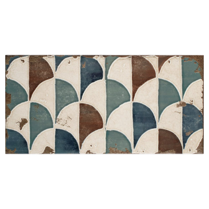 Affinity Tile Essenza Gondola 6-in x 12-in Multi-finish Ceramic Patterned Wall Tile product image