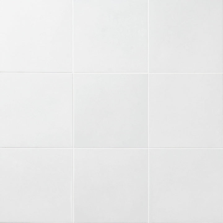 Artmore Tile Elizabeth Sutton Art Terra White 8-in x 8-in Matte Porcelain Encaustic Floor and Wall Tile product image