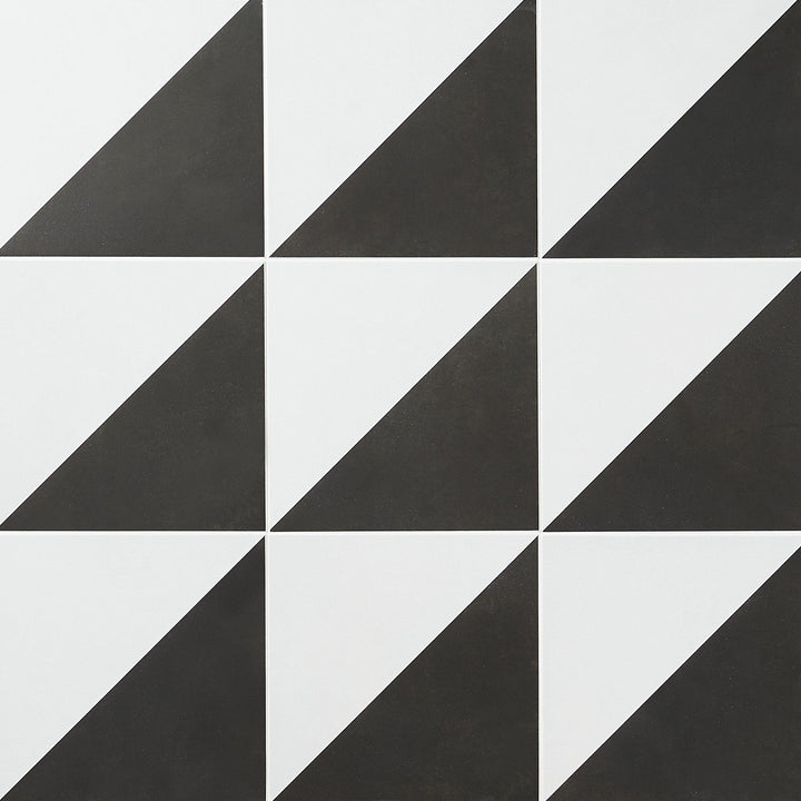 Artmore Tile Elizabeth Sutton Art Terra Dos Gray 8-in x 8-in Matte Porcelain Encaustic Floor and Wall Tile product image