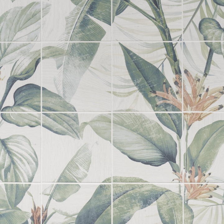 Artmore Tile Angela Harris Untamed Spring 8-in x 8-in Matte Porcelain Encaustic Floor and Wall Tile product image