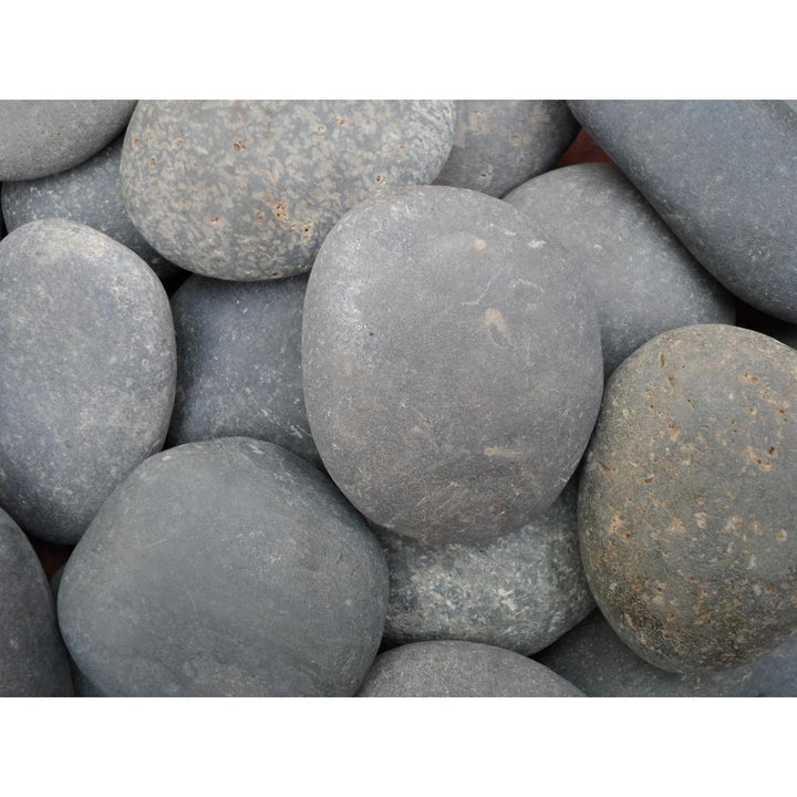 Butler Arts 0.90 cu. ft., 75 lb., 2 in. to 3 in. Black Mexican Beach Pebble (40-Bag Contractor Pallet) - Super Arbor