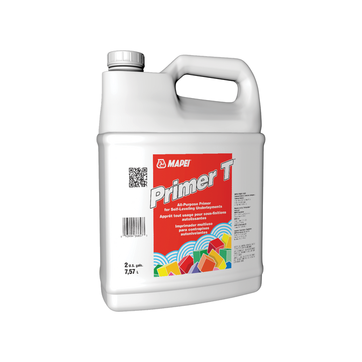 MAPEI Primer T – All-Purpose Acrylic Primer for Self‑Leveling Underlayments, Magenta, 2 gal (7.57 L)