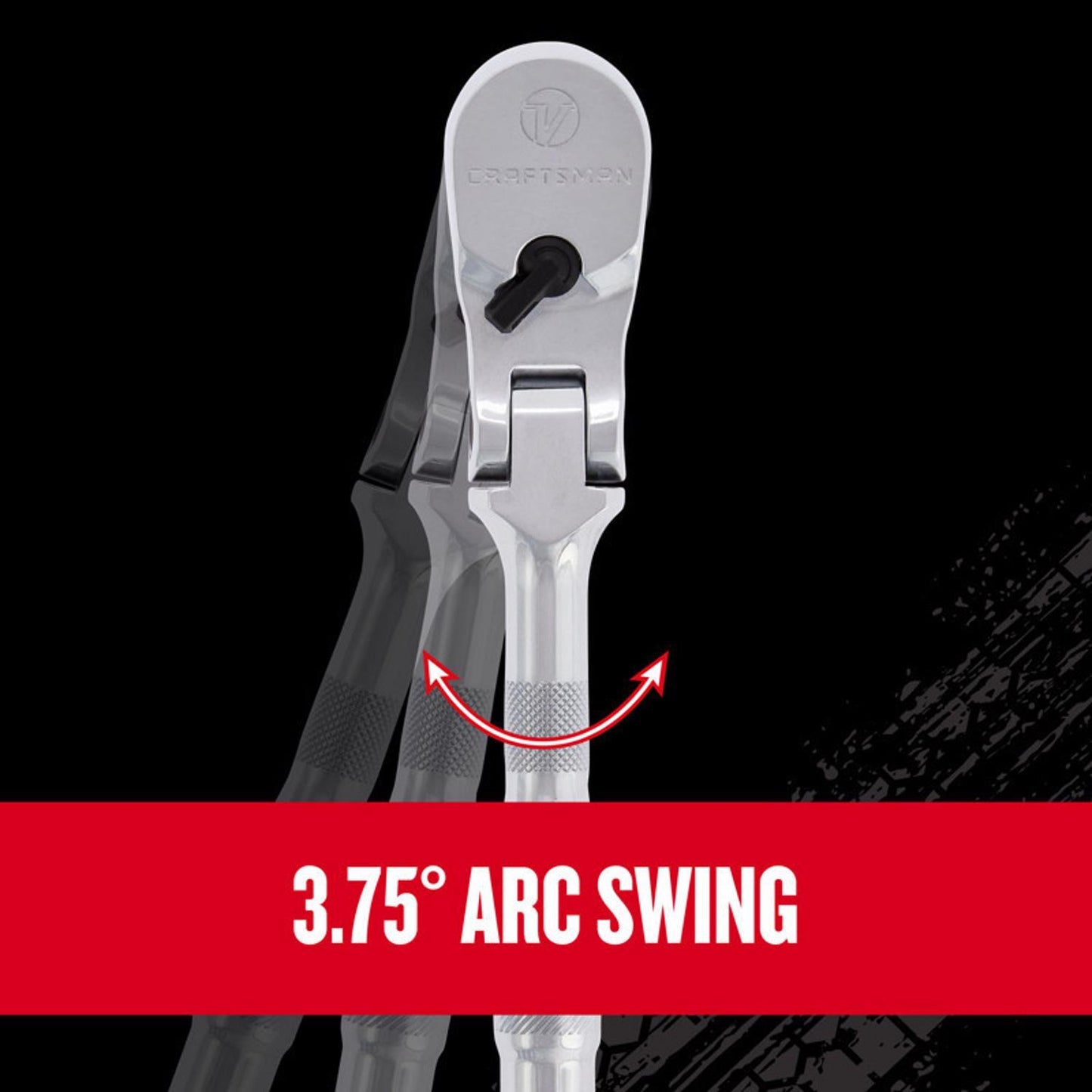Craftsman V-Series 1/2 in. Drive Flex Head Ratchet with 96 Teeth