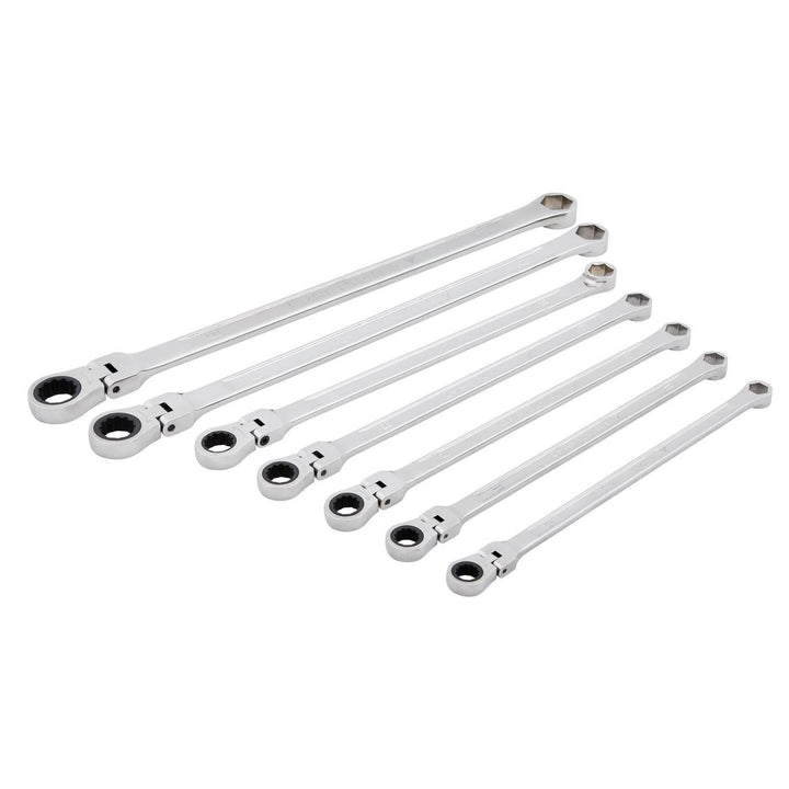 Craftsman V-Series SAE Extra Long Flex Head Box Wrench Set, 7 pc