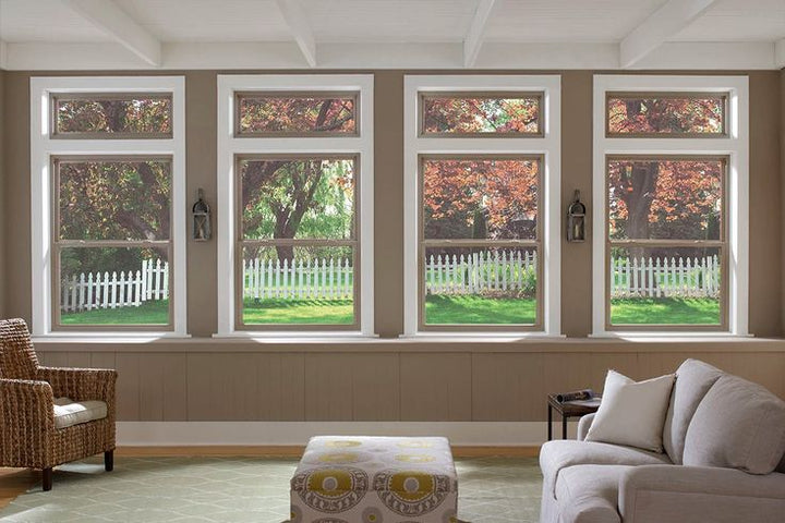 RELIABILT 150 Series New Construction 35-1/2-in x 59-1/2-in x 3-1/4-in Jamb White Vinyl Low-e Argon Single Hung Window with Grids Half Screen Included
