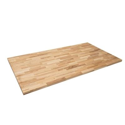 Sparrow Peak Ash Unfinished Natural Straight Butcher Block Ash Kitchen Countertop