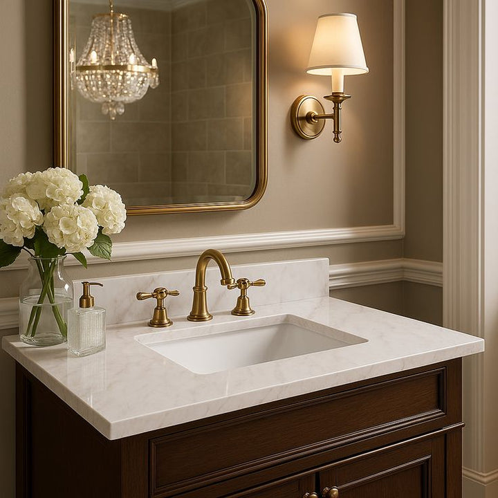 Home Decorators Collection 37-inch Lunar Vanity Top with White Sink