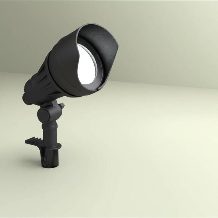 Hampton Bay Millennium Black Adjustable LED Landscape Flood Light