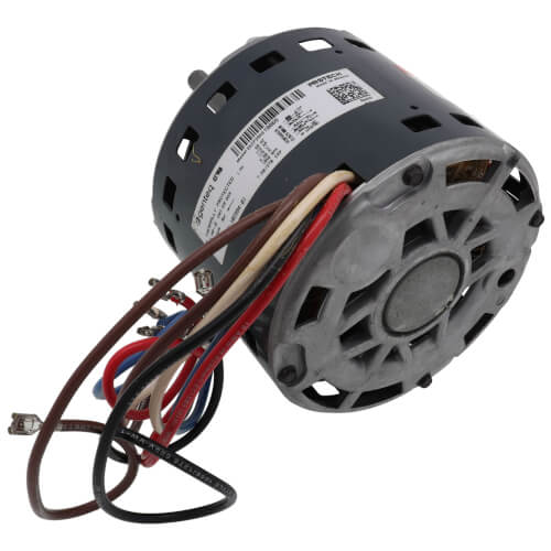 Rheem 51-102994-01 blower motor - side view (Voltage: 120v; Product Type: Blower Motor)