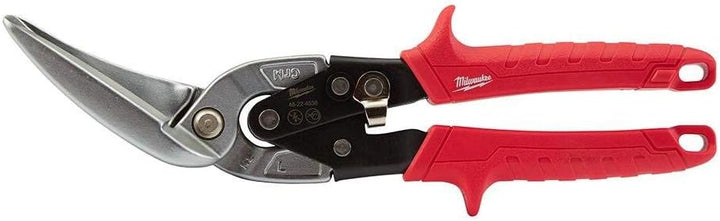 Milwaukee Left and Right Offset Aviation Snips 2‑Pack, Forged Stainless Blades