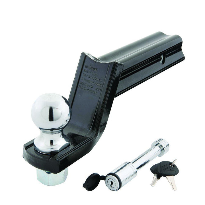 TowSmart Class III "X" Mount Security Starter Kit with 2 in. Ball and 5/8 in. Locking Pin, 3-1/4 in. Drop x 2 in. Rise 5000 lb. - Super Arbor
