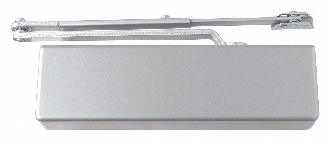 DEXTER Heavy Duty Grade 1 Door Closer, Aluminum, 13 5/8 in