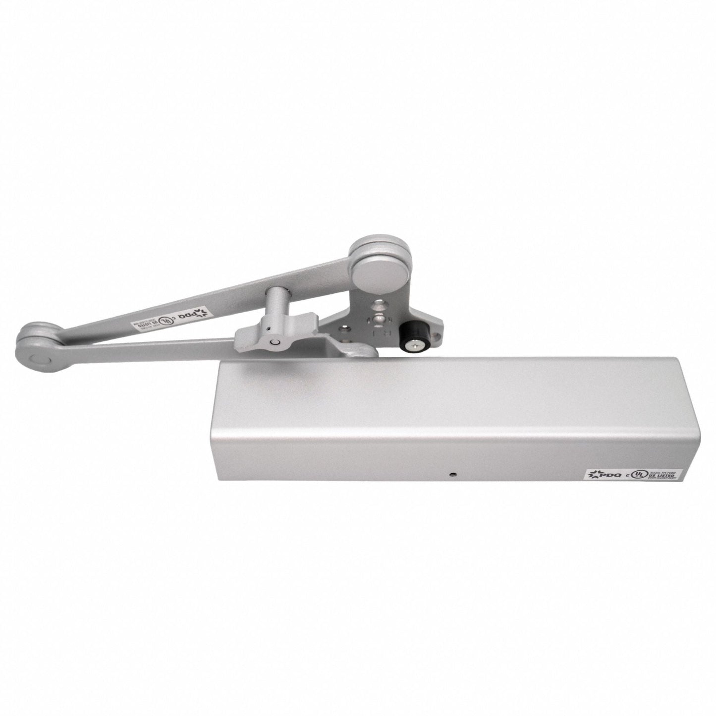 PDQ Door Closer: Grade 2 - Medium Duty, Aluminum Parallel Mount