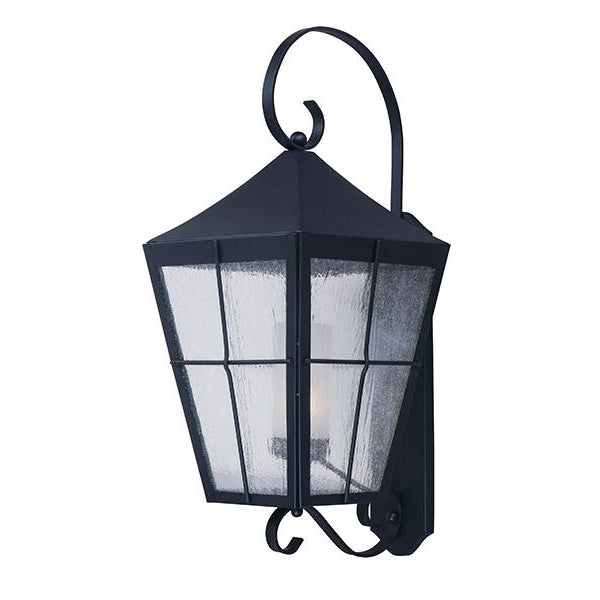 Maxim Lighting Revere LED E26 17.5-in H Black Outdoor Wall Light, Medium Base