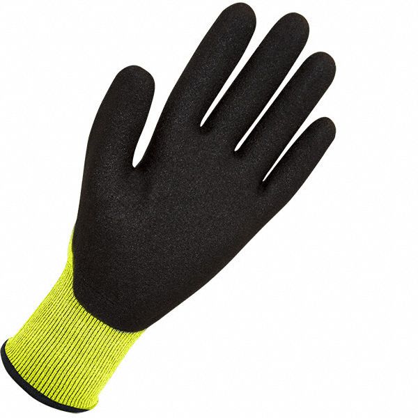 BDG X-Site Sandy Foam Nitrile Coated Gloves - Full Finger, Nylon Knit, Size M