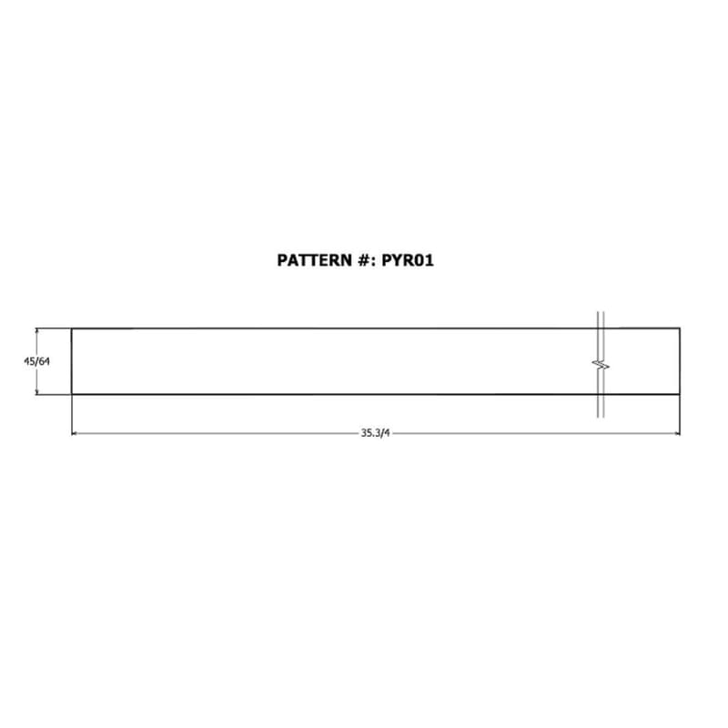 Alexandria Moulding 35-3/4 in. W x 35-3/4 in. L x 3/4 in. T Round Plywood