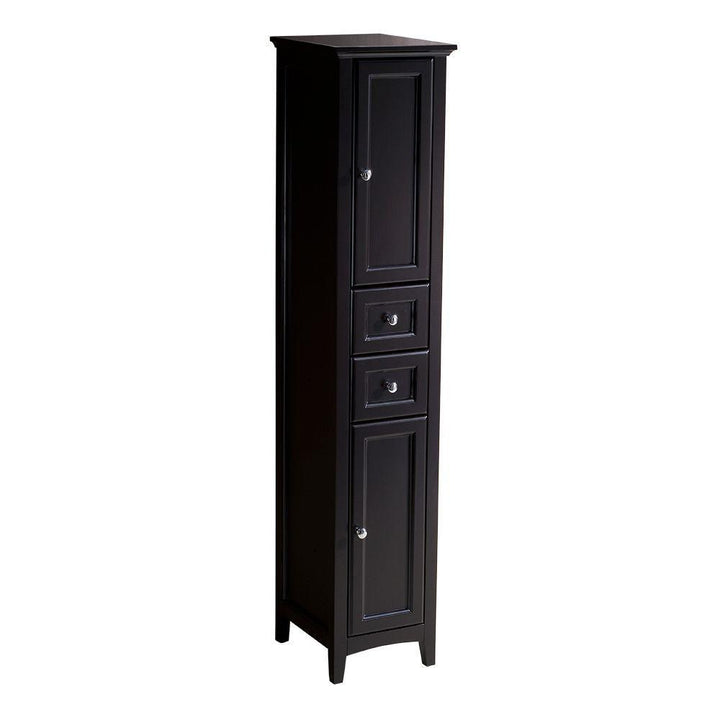 Oxford 14 in. W x 68 in. H x 15-3/4 in. D Bathroom Linen Storage Cabinet in Espresso - Super Arbor