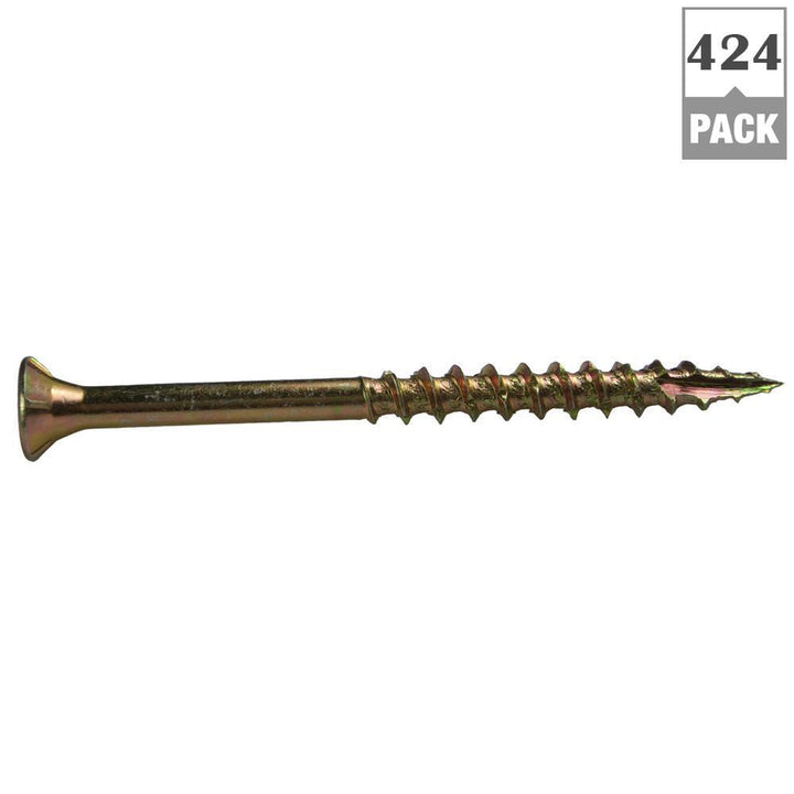 #8 x 2-1/2 in. Phillips Bugle-Head Construction Screw (5 lbs./Box) - Super Arbor