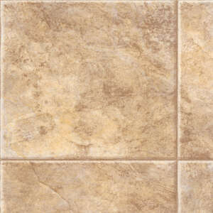 Congoleum AirStep Plus Starlight Sheet Vinyl, 12-ft W, Cut-to-Length, Oasis Beige Stone Look, Low-Gloss Finish