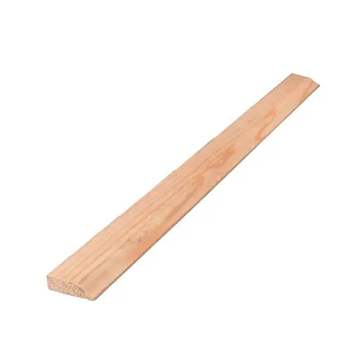 Alexandria Moulding 7/16 in. H x 7 ft. L Prefinished Brown Pine Molding