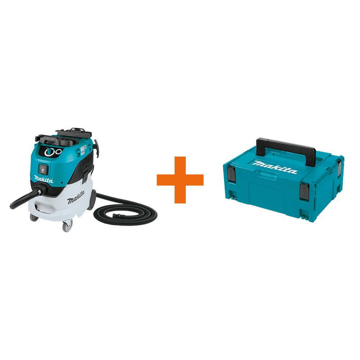 11 Gal. Wet/Dry HEPA Filter Dust Extractor/Vacuum with bonus 15.5 in. Medium Interlocking Tool Box - Super Arbor