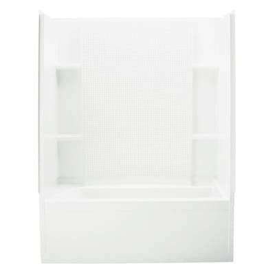 Sterling Accord 4-Piece Bathtub Shower Kit (Common: 60-in x 36-in; Actual: 60-in x 36-in)