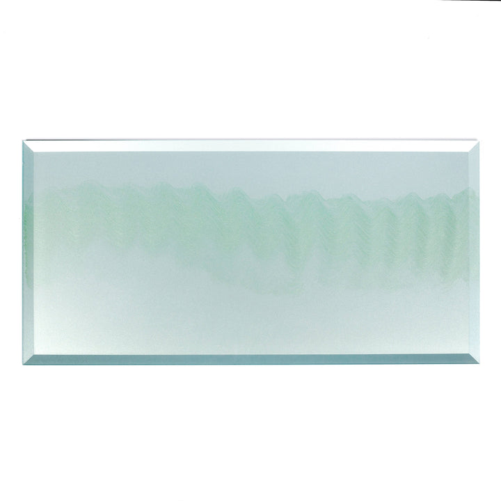 Abolos Forever Green 8-in x 16-in Glossy Glass Subway Peel and stick Wall Tile product image