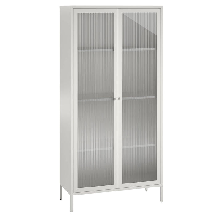 Ameriwood Home Ashbury Heights 35.38-in W x 72.83-in H Steel White Freestanding Utility Storage Cabinet