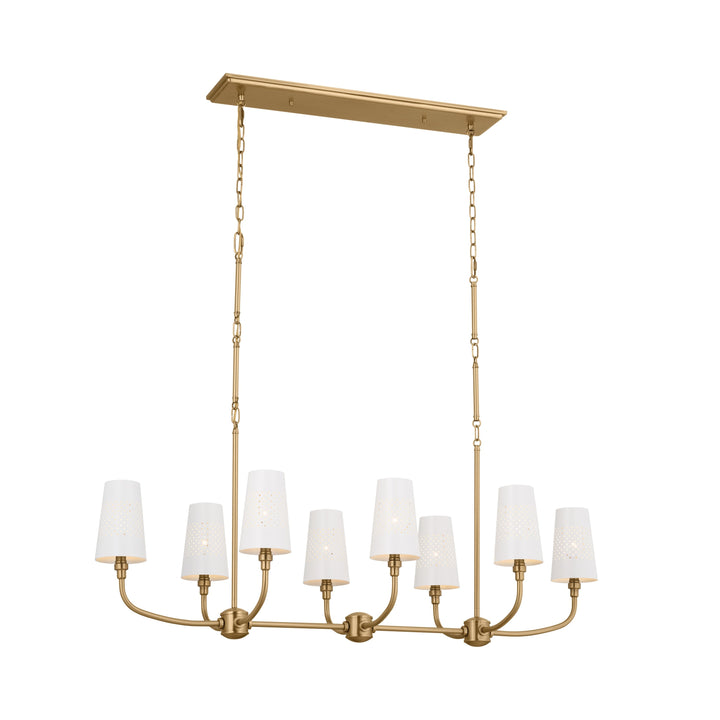 Kichler Adeena 8-Light Brushed Traditional Chandelier