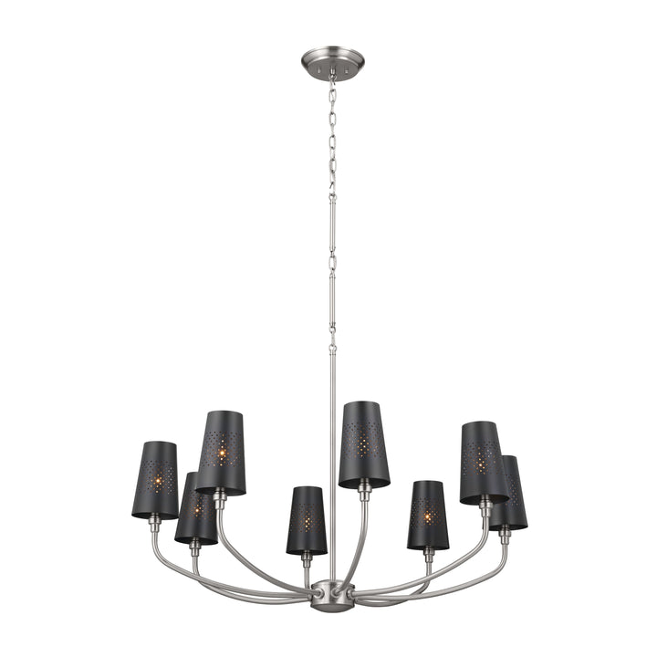 Kichler Adeena 8-Light Pewter Traditional Chandelier