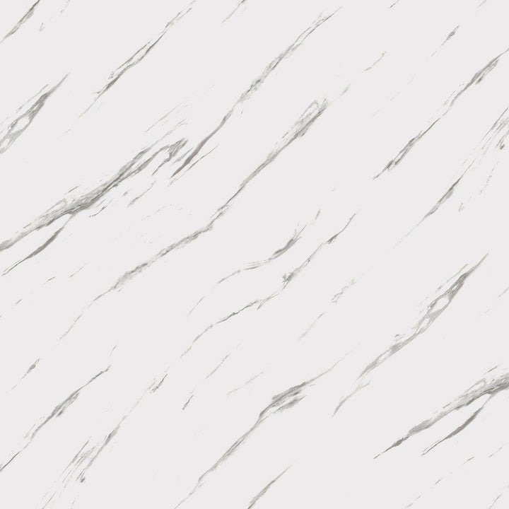 Lucida USA Marble White Stone Look 12-mil x 12-in W x 12-in L Waterproof Peel and Stick Vinyl Tile Flooring (36-sq ft/ Carton)