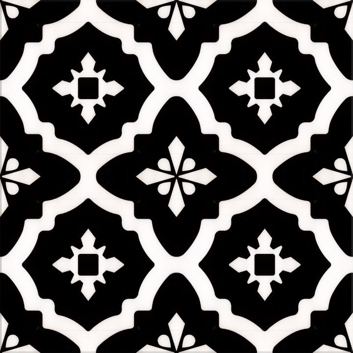 Lucida USA Dark Venetian Black Patterned Look 12-mil x 12-in W x 12-in L Waterproof Peel and Stick Vinyl Tile Flooring (36-sq ft/ Carton)