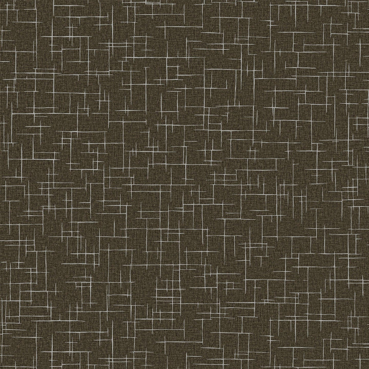Lucida USA (Sample) FabCore Antique Deco Brown Patterned Look 28-mil Water Resistant Glue Down Vinyl Tile