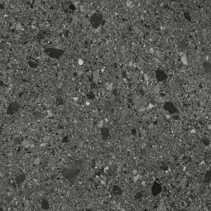 Lucida USA Charcoal Quartz Gray Stone Look 28-mil x 9-in W x 10-in L Waterproof Glue Down Luxury Vinyl Tile Flooring (12.25-sq ft/ Carton)