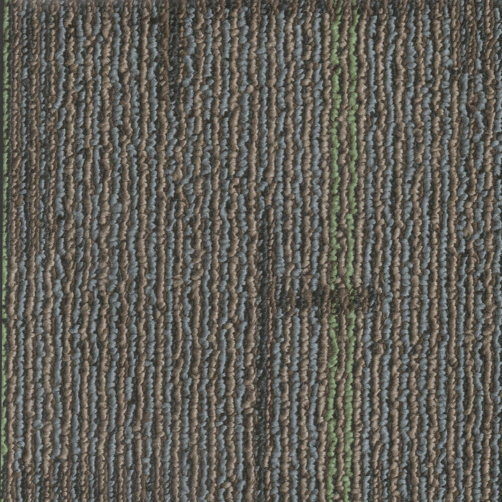 Lucida USA Cityscape Braid Brown Patterned Look 28-mil x 10-in W x 16-in L Waterproof Glue Down Luxury Vinyl Tile Flooring (15.15-sq ft/ Carton)