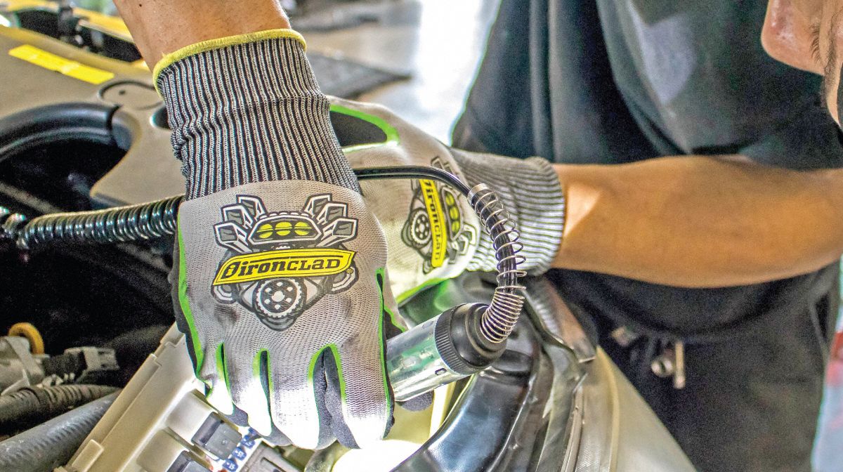 IRONCLAD Nitro Series Double-Dipped Nitrile Coated Gloves - Size Small